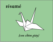 resume/con chim giay